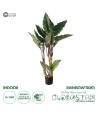 GloboStar® Artificial Garden RAINBOW TARO 20208 Τεχνητό Διακοσμητικό Φυτό Κολοκασία Υ160cm